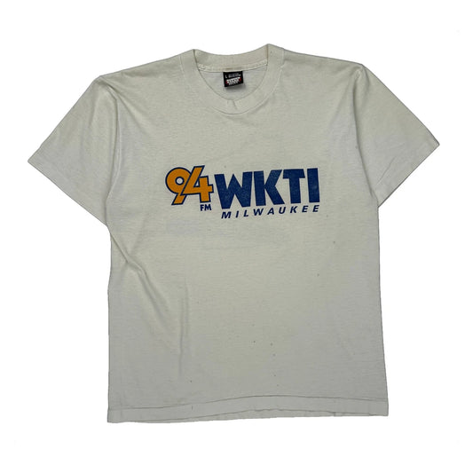 Milwaukee'S Hometown Choice Screen Stars Graphic T-Shirt - Large White Cotton Blend