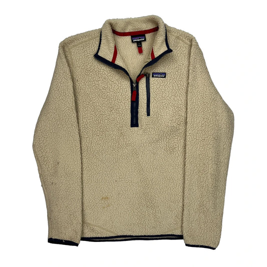 Patagonia Fleece - Large Cream Polyester