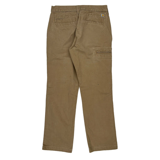 Carhartt Trousers - 30W 30L Beige Cotton