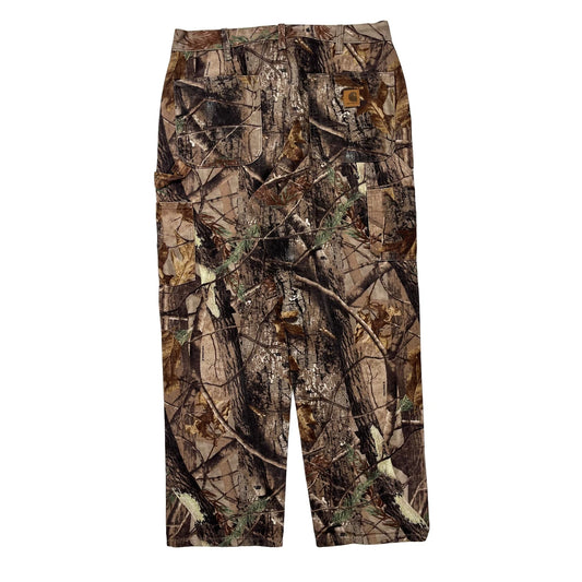 Carhartt Realtree Carpenter Trousers - 33W 30L Camo Cotton