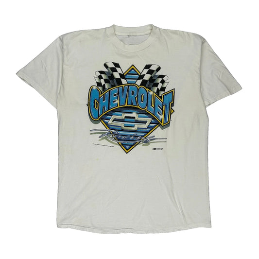 Chevrolet Unbranded Graphic T-Shirt - XL White Cotton