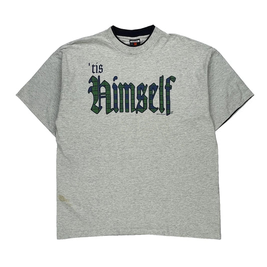 Signal Sports Single Stitch T-Shirt - 2XL Grey Cotton