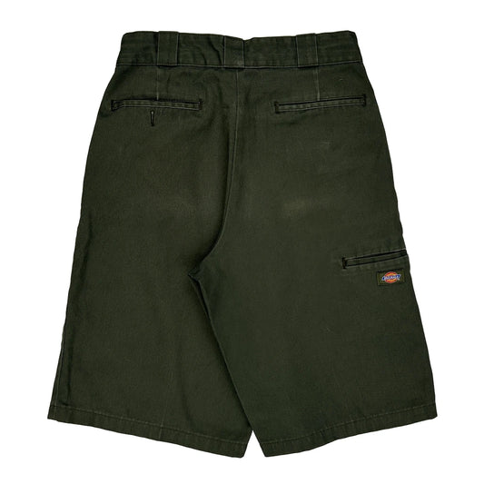 Dickies Carpenter Shorts - 32W 12L Green Cotton