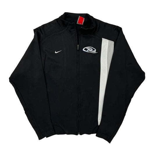 Nike Track Jacket - Medium Black Polyester