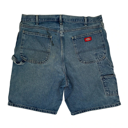Dickies Denim Shorts - 36W 8L Blue Cotton