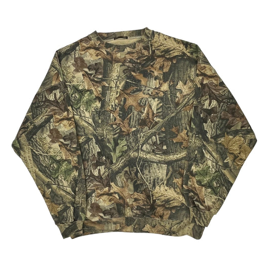 Realtree Unbranded Sweatshirt - 2XL Camo Cotton