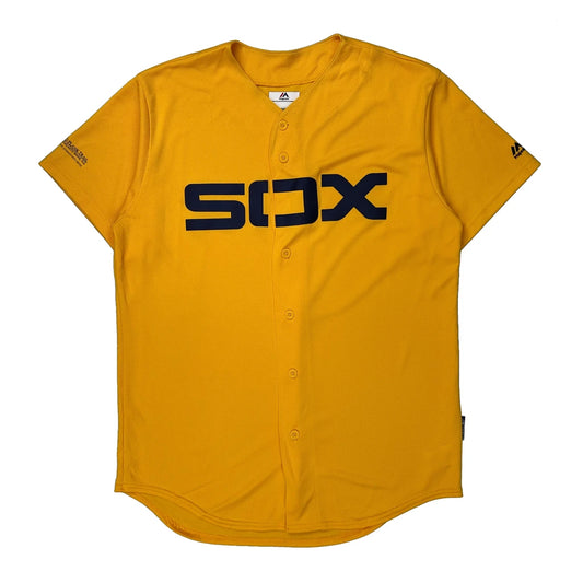Sox Majestic Jersey - Medium Yellow Polyester