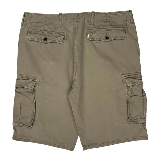 Vintage Levis Cargo Shorts - 40W 11L Khaki Cotton