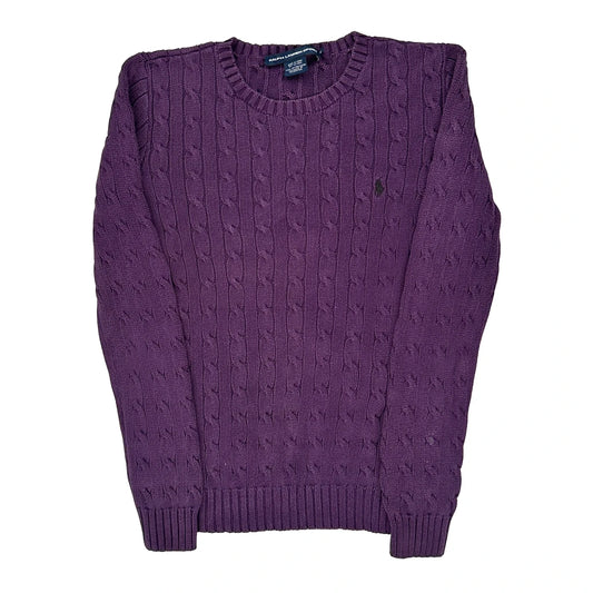 Ralph Lauren Sport Jumper - Medium Purple Cotton