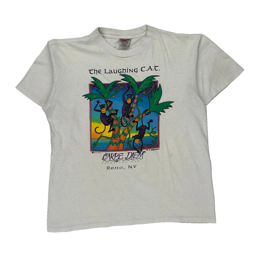 Reno, Nv Oneita Single Stitch T-Shirt - Large Multicoloured Cotton