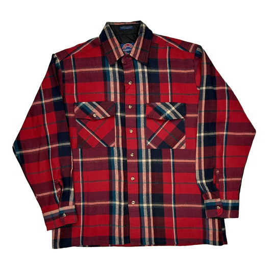 Claybrooke Checked Flannel Shirt - Large Multicoloured Acrylic