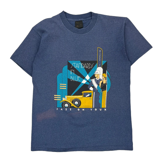 Bluecoats 1993 North American Tour Tennessee River Single Stitch T-Shirt - Large Blue Cotton