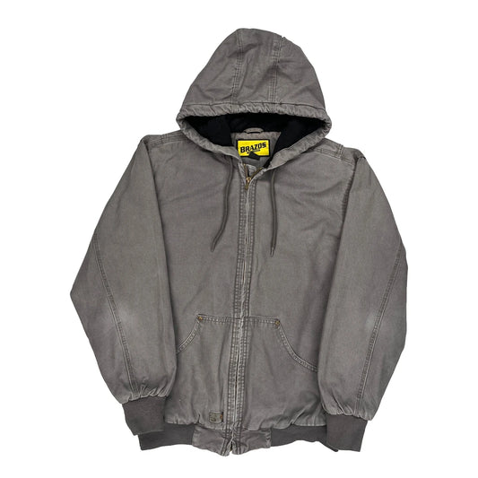 Brazos Jacket - Medium Grey Cotton