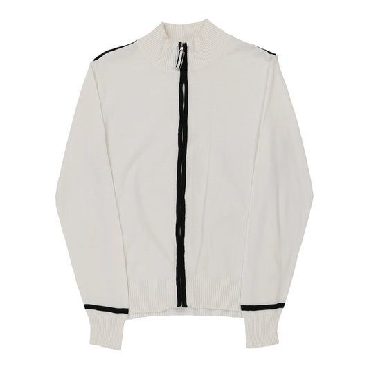 Age 14 Colmar Zip Up - Large White Cotton