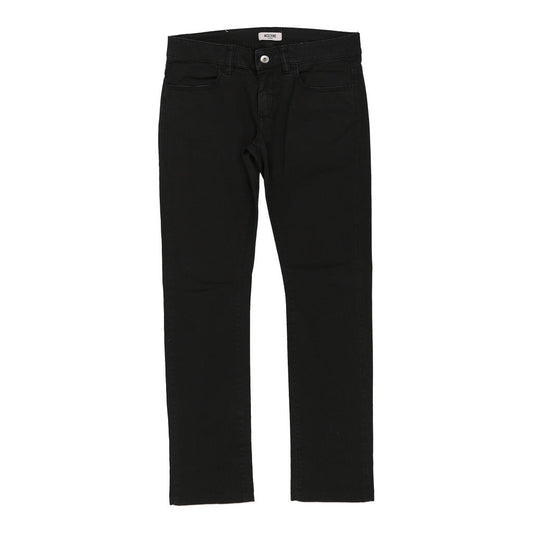 Moschino Jeans - 31W UK 10 Black Cotton