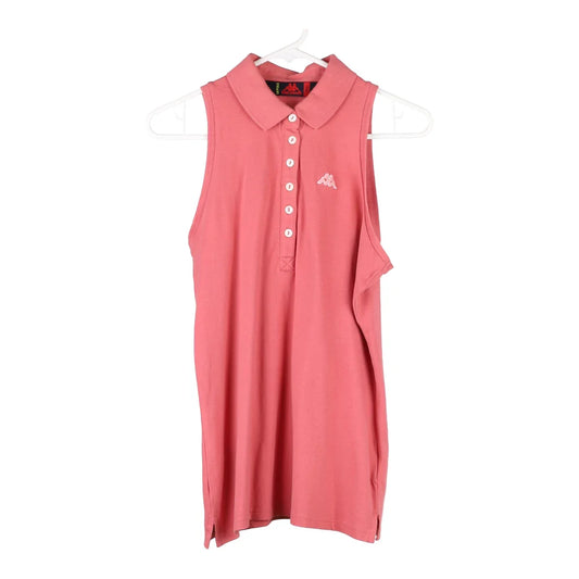 Vintage pink Kappa Polo Top - womens large