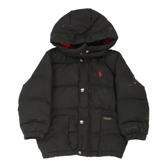 Vintage black Age 3 Ralph Lauren Puffer - boys xx-small
