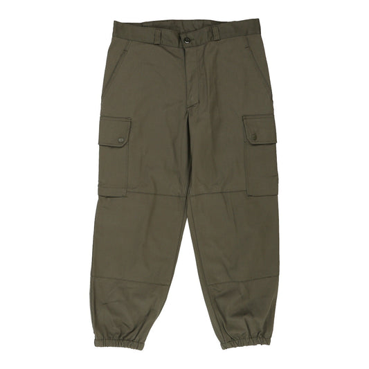 Vintage khaki Age 16 Paul Boye Cargo Trousers - boys 33" waist