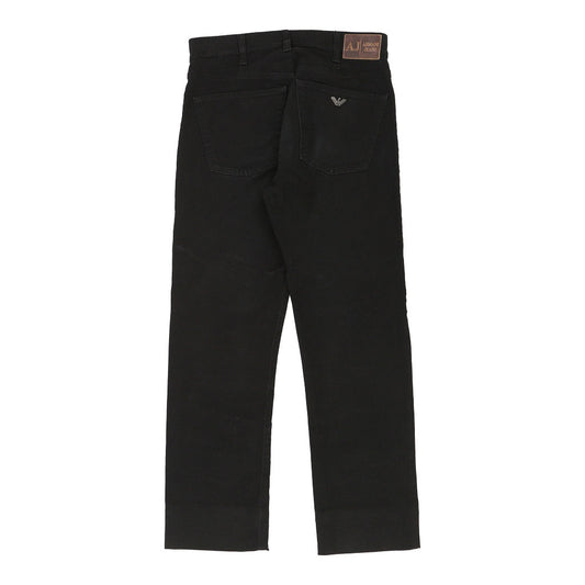 Vintage black Armani Jeans Jeans - womens 30" waist