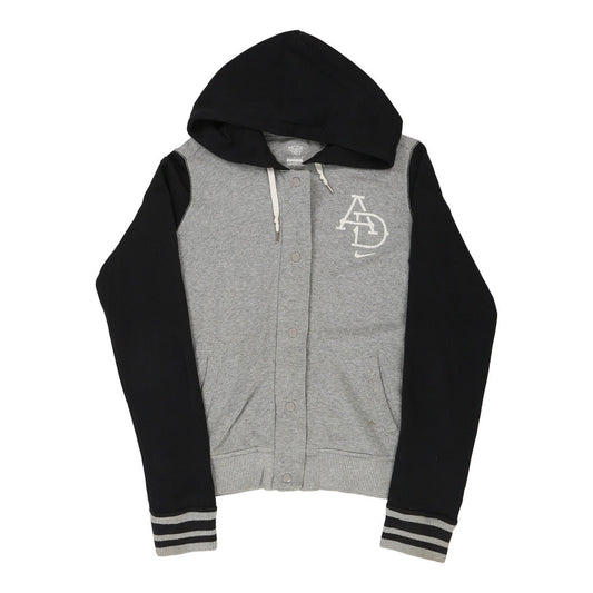 Vintage grey Nike Baseball Jacket - womens large