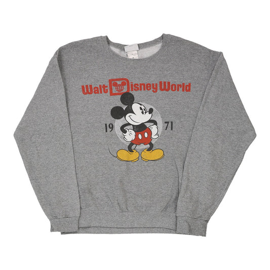 Vintage grey Walt Disney World Disney Sweatshirt - womens medium
