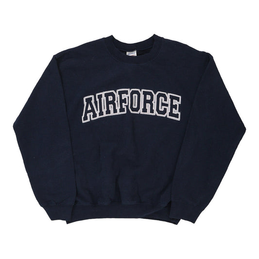 Vintage navy Air Force Gildan Sweatshirt - mens medium