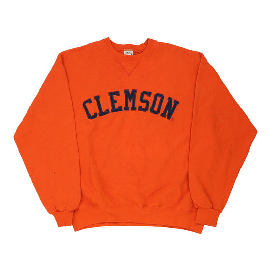 Vintage orange Made in USA Clemson Soffe Sweatshirt - mens x-large