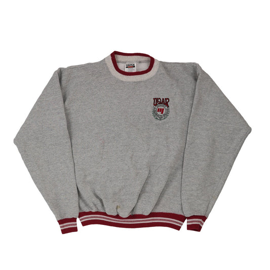 Vintage grey Made in USA UQAR Tultex Sweatshirt - mens small
