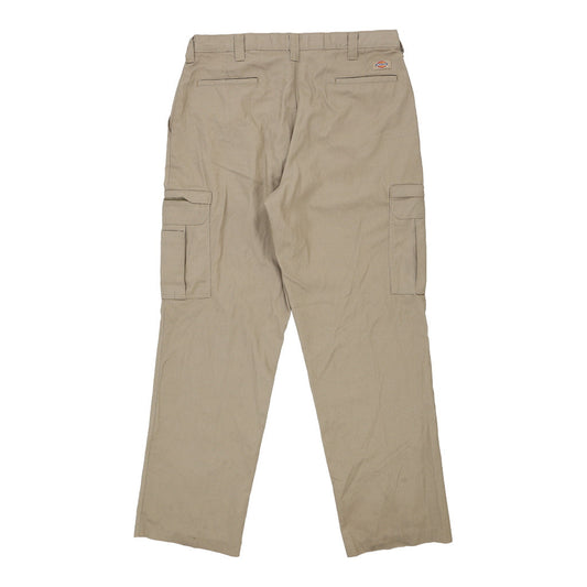 Vintage beige Dickies Cargo Trousers - mens 36" waist