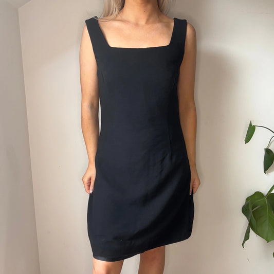 Vintage black Lineaemme Mini Dress - womens medium