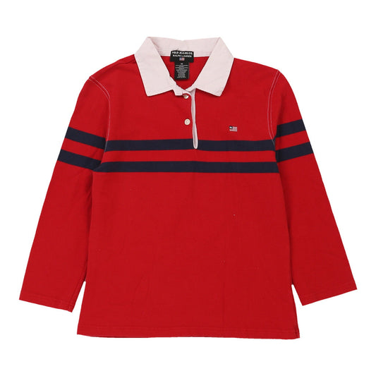 Vintage red Age 8-9 Ralph Lauren Rugby Shirt - boys medium