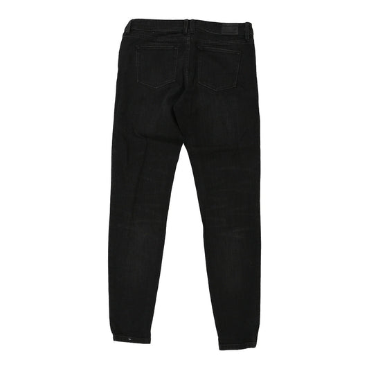 Vintage Low Rise Burberry Brit Skinny Jeans - 31W UK 10 Black Cotton