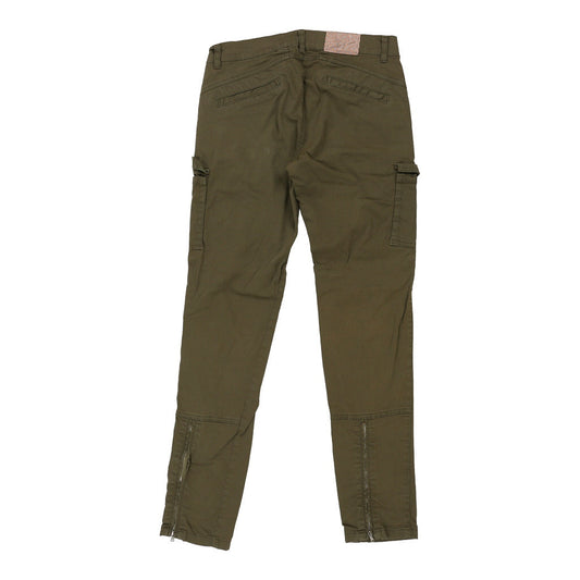 Vintage X-Cape Cargo Trousers - 32W UK 10 Khaki Cotton