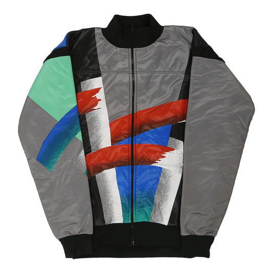 Vintage grey Unbranded Track Jacket - mens large