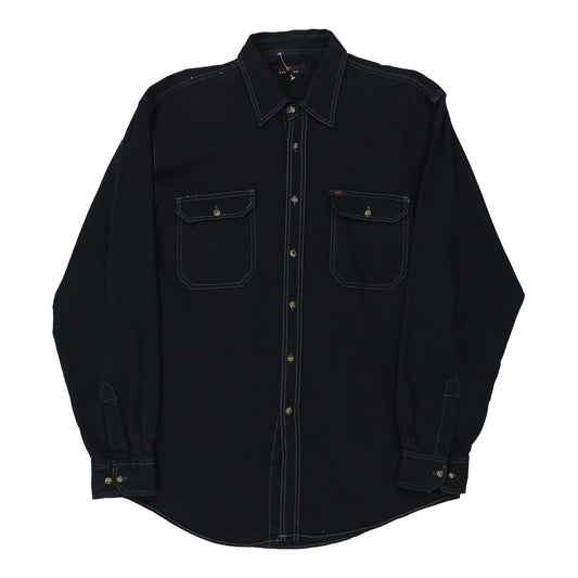 Vintage navy Hankering Shirt - mens x-large