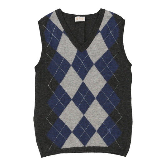 Vintage block colour Pringle Sweater Vest - mens small