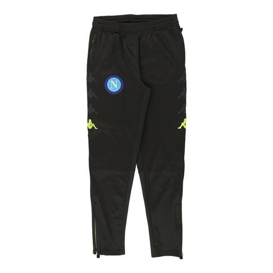 Vintage black Age 14  SSC Napoli Kappa Joggers - boys 26" waist