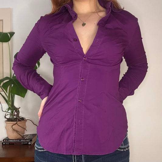 Vintage purple Unbranded Shirt - womens small
