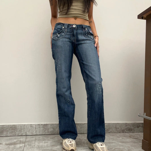 Vintage blue La Virtu Jeans - womens 30" waist