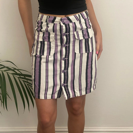 Vintage purple Unbranded Mini Skirt - womens 27" waist