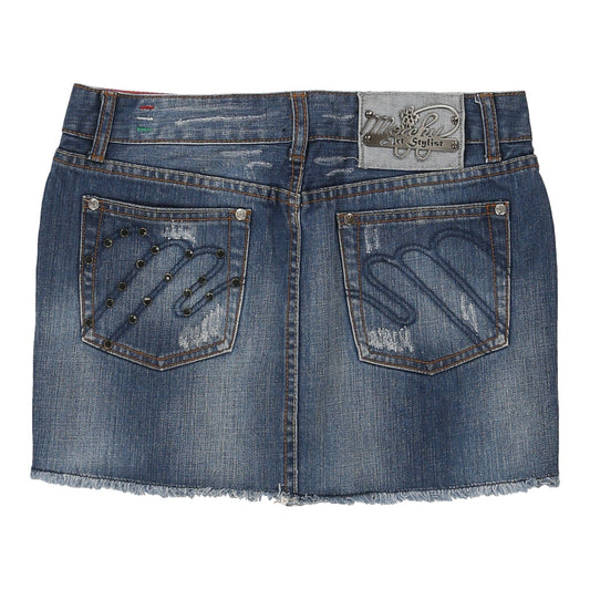 Vintage blue Unbranded Denim Skirt - womens small