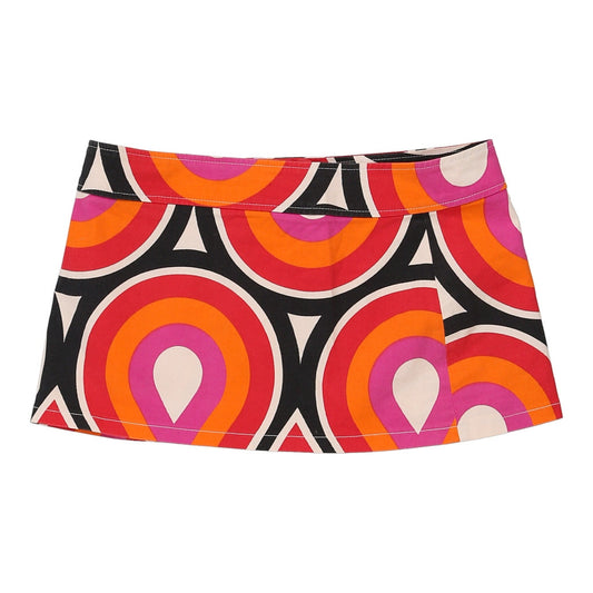 Vintage multicoloured Onyx Mini Skirt - womens medium