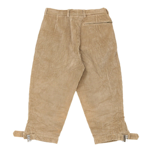 Vintage beige Luca Visconti Di Modrone Shorts - womens 28" waist