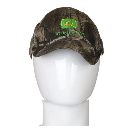 Vintage khaki John Deere Cap - mens no size