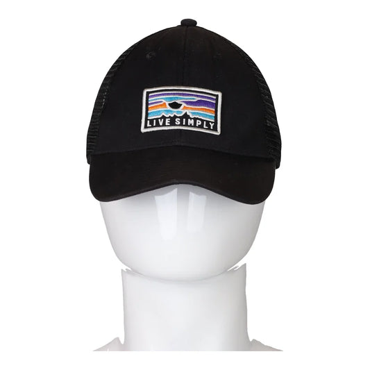 Vintage black Patagonia Cap - mens no size