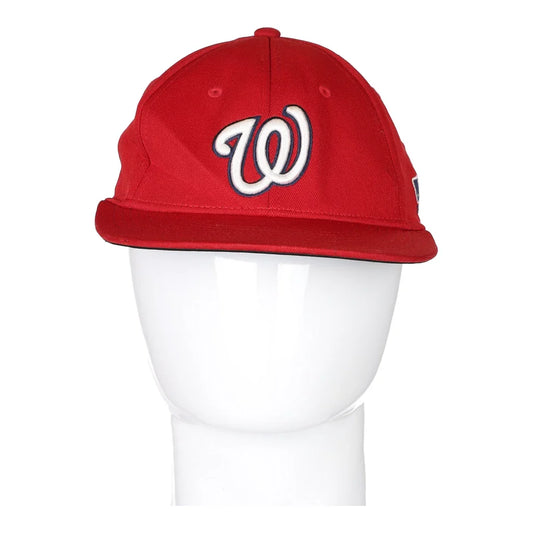 Vintage red Washington Nationals Mlb Cap - mens no size