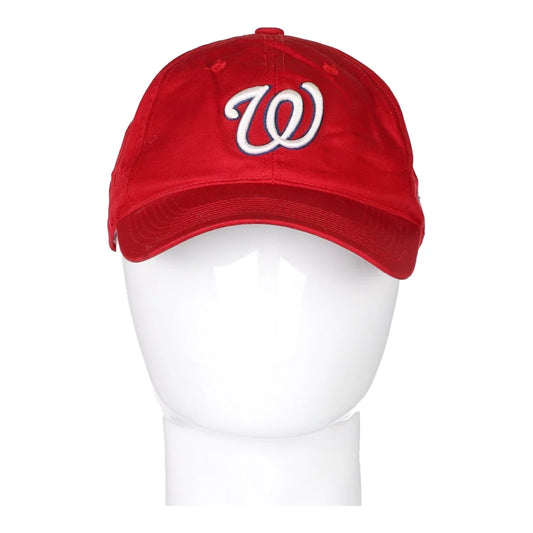 Vintage red Washington Nationals Mlb Cap - mens no size