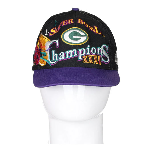 Vintage black Green Bay Packers Logo Athletics Cap - mens no size