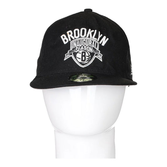Vintage black Brooklyn Nets New Era Cap - mens no size