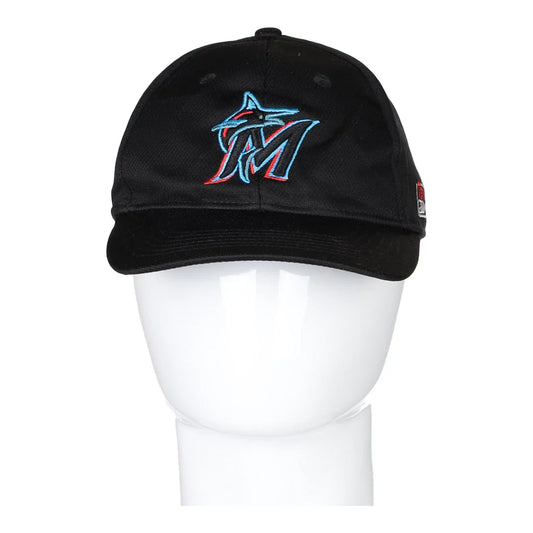 Vintage black Miami Marlins Mlb Cap - mens no size